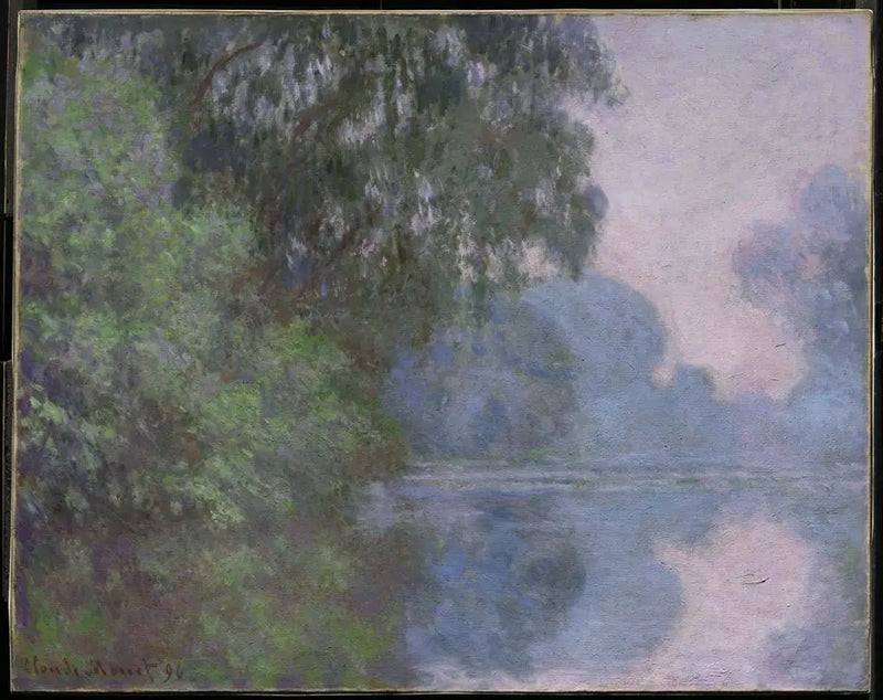 Aamu Seinen rannalla, lähellä Givernyä - Claude Monet
