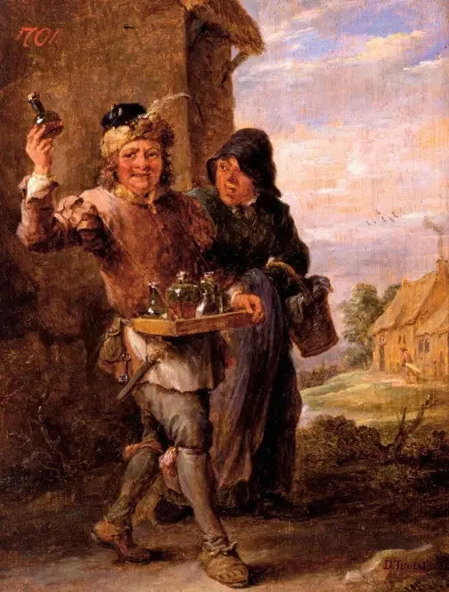 Maaseudun lääkäri. - David Teniers nuorempi