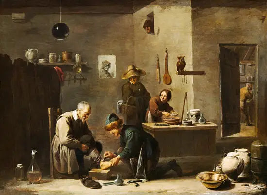 Kylän lääkäri - David Teniers nuorempi