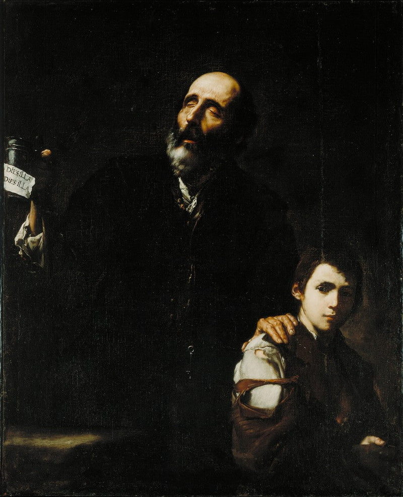 Sokean kerjäläinen ja hänen poikansa - Jusepe de Ribera