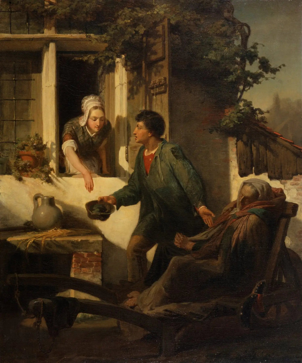 Le mendiant aveugle - Lawrence Alma-Tadema - Alpha Reproduction