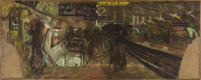 Métro, Villiersin asema - Édouard Vuillard