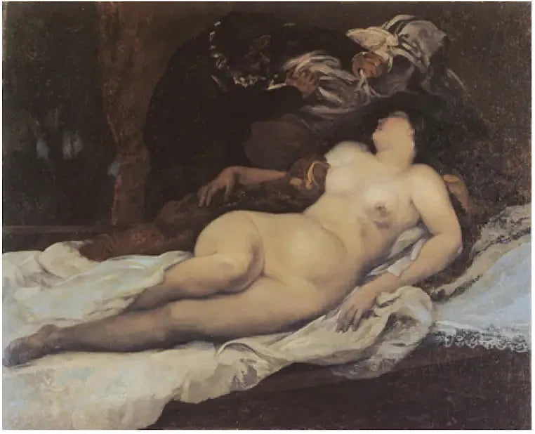 Desdémonen murha - Gustave Courbet