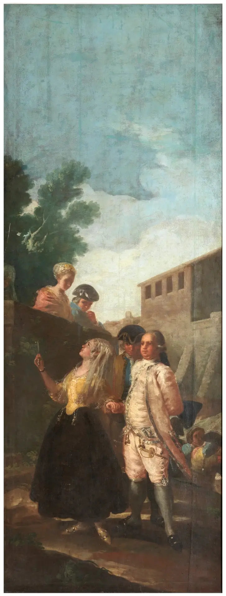 Sotilas ja nainen - Francisco de Goya
