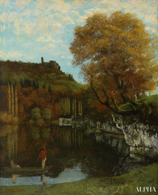 Le Miroir de Scey - Gustave Courbet - Reproductions de tableaux et peintures haut de gamme