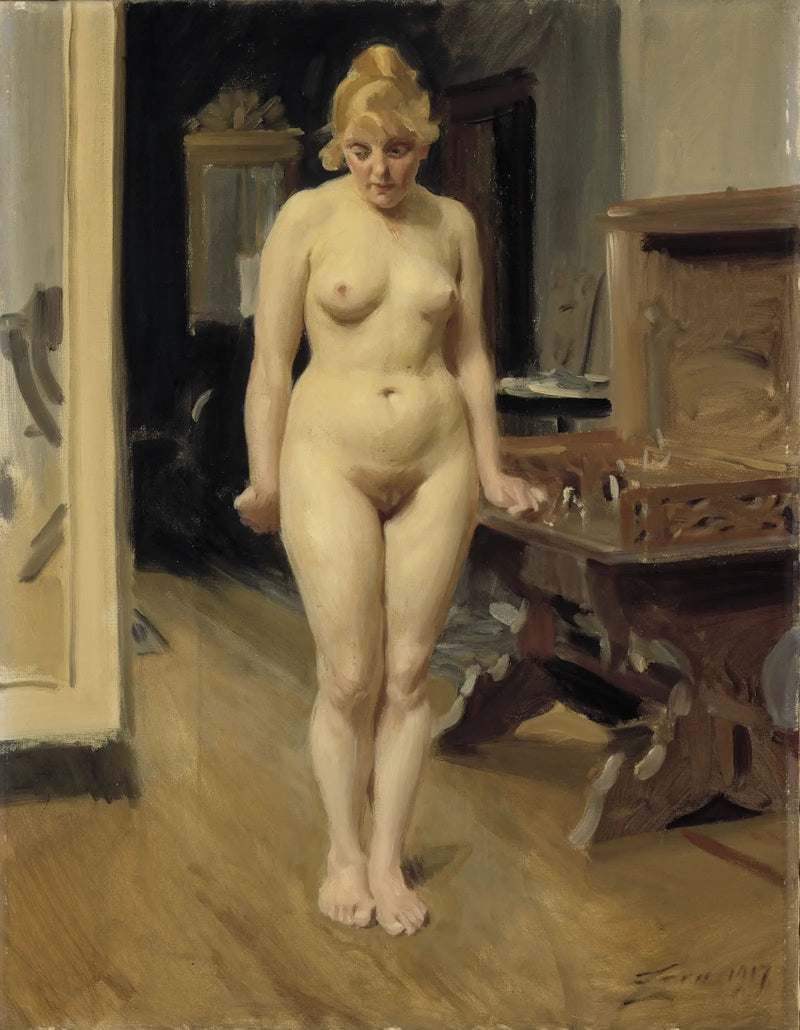 Hämmentynyt malli - Anders Zorn