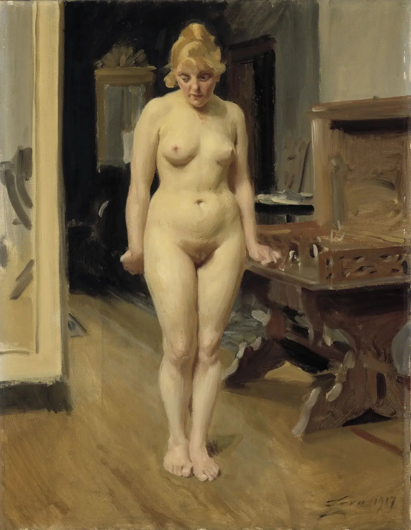 Hämmentynyt malli - Anders Zorn