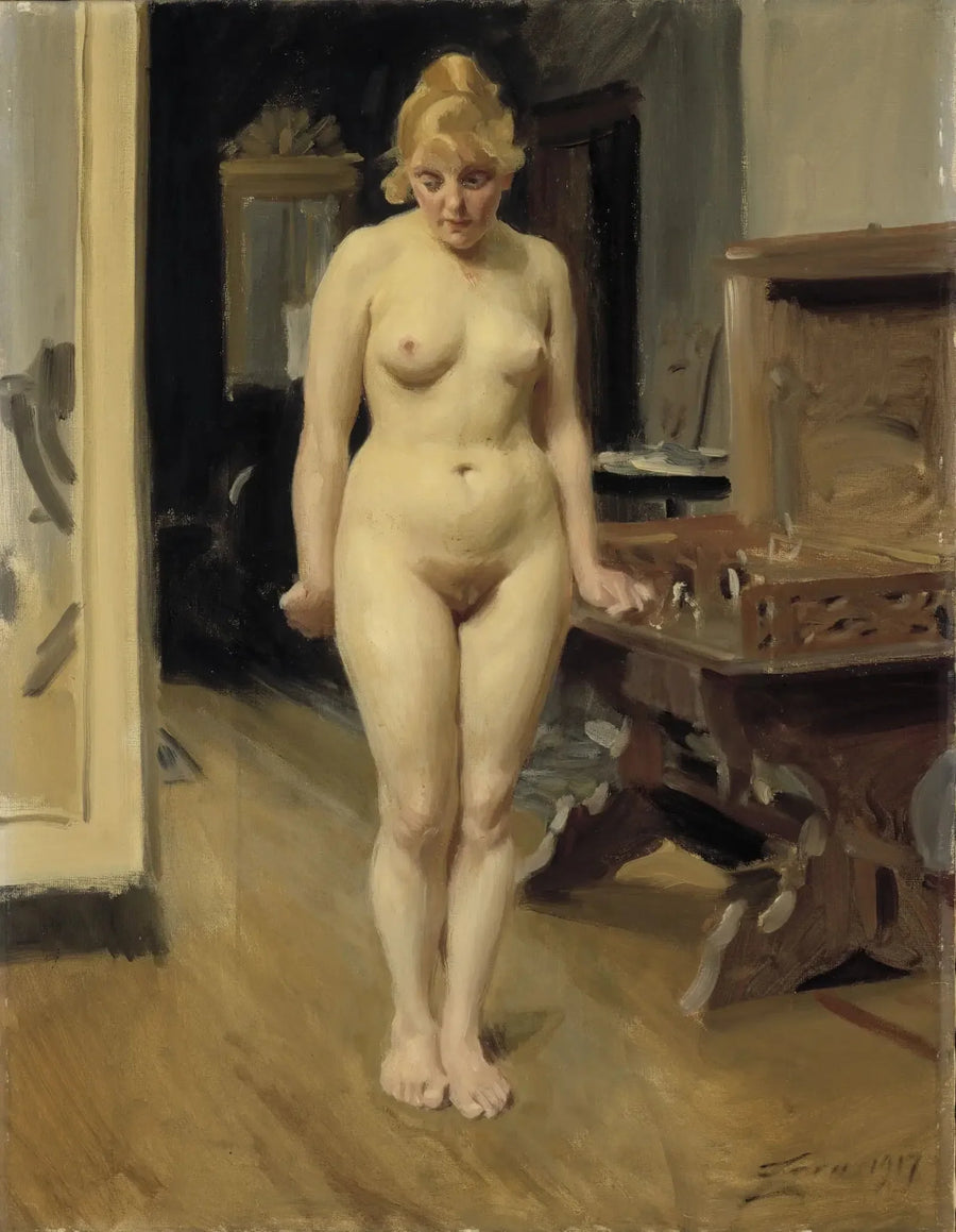 Hämmentynyt malli - Anders Zorn