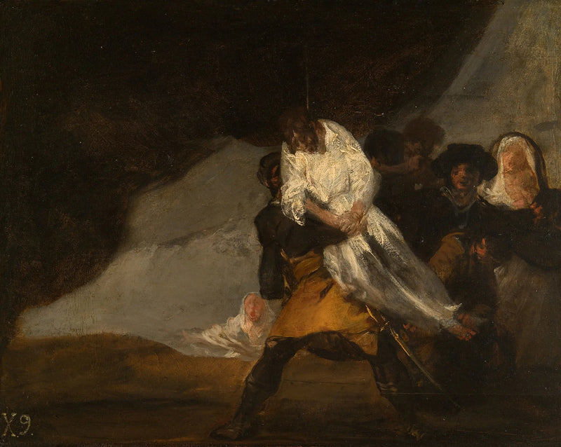 Hirtetty munkki - Francisco de Goya