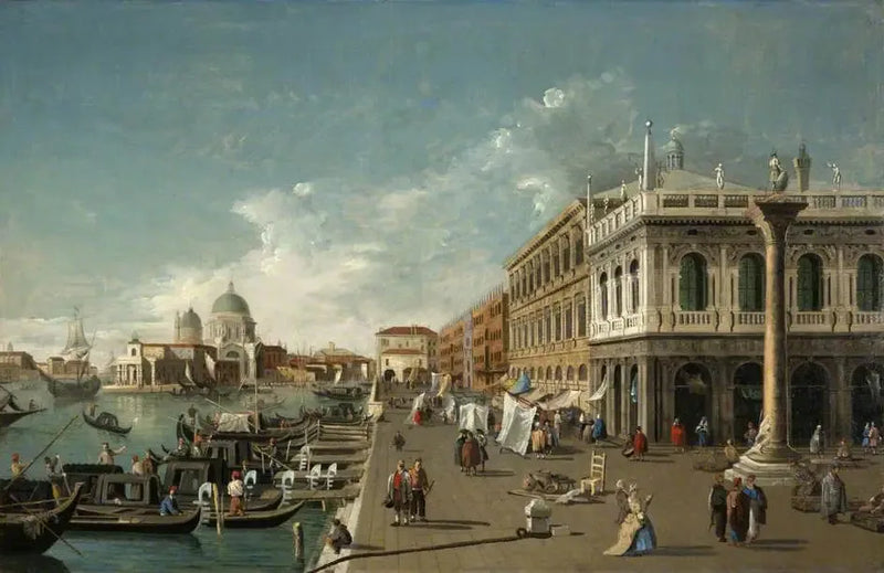 Le Molo, Venetsia - Canaletto