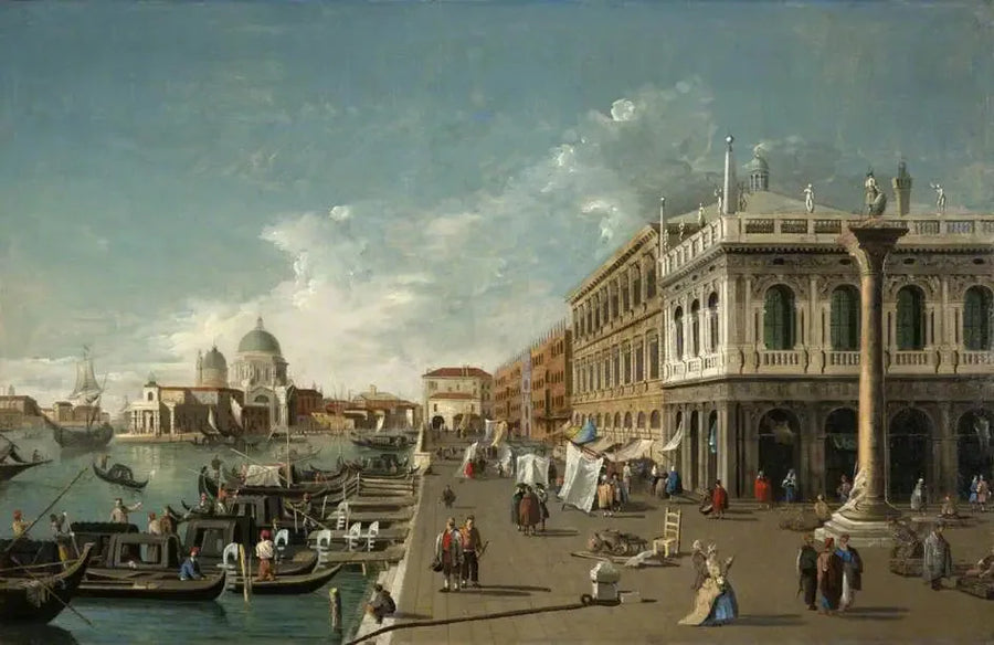 Le Molo, Venetsia - Canaletto