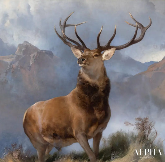 Le Monarque du Glen - Edwin Landseer - Reproductions de tableaux et peintures haut de gamme