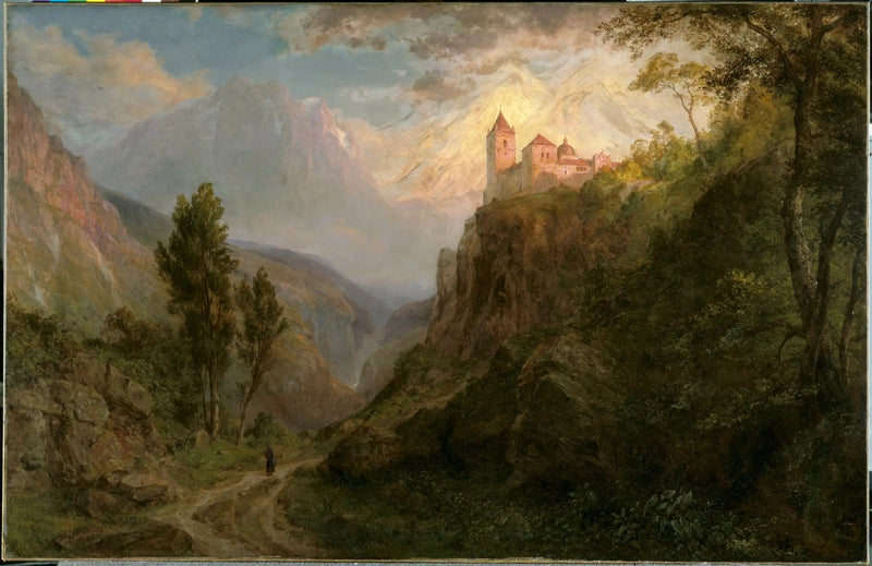 San Pedroin luostari (Notre-Dame des Neiges) - Frederic Edwin Church