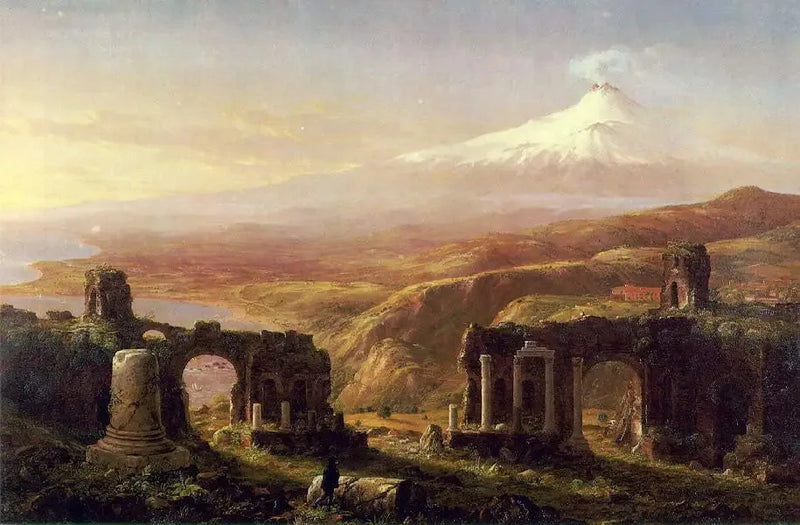 Mount Etna Taorminasta - Thomas Cole