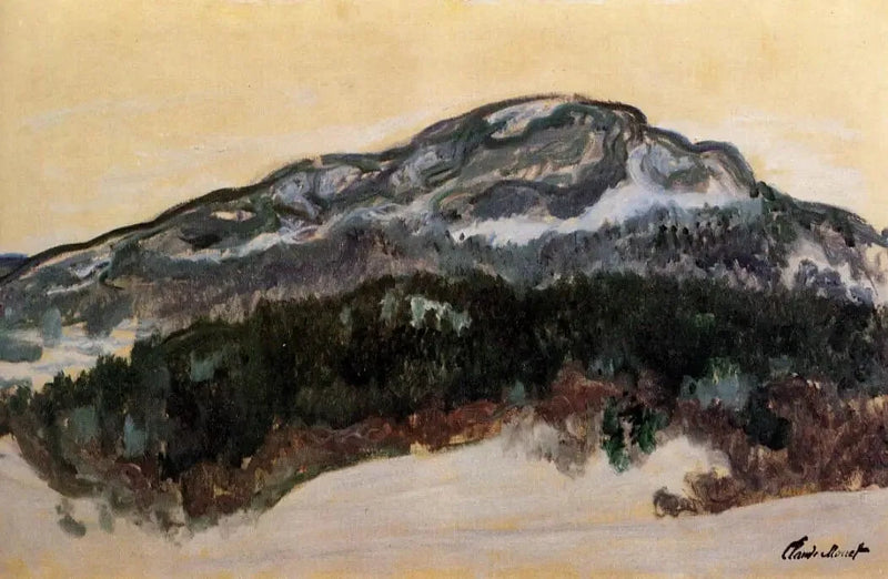Kolsaasin vuori Norjassa - Claude Monet