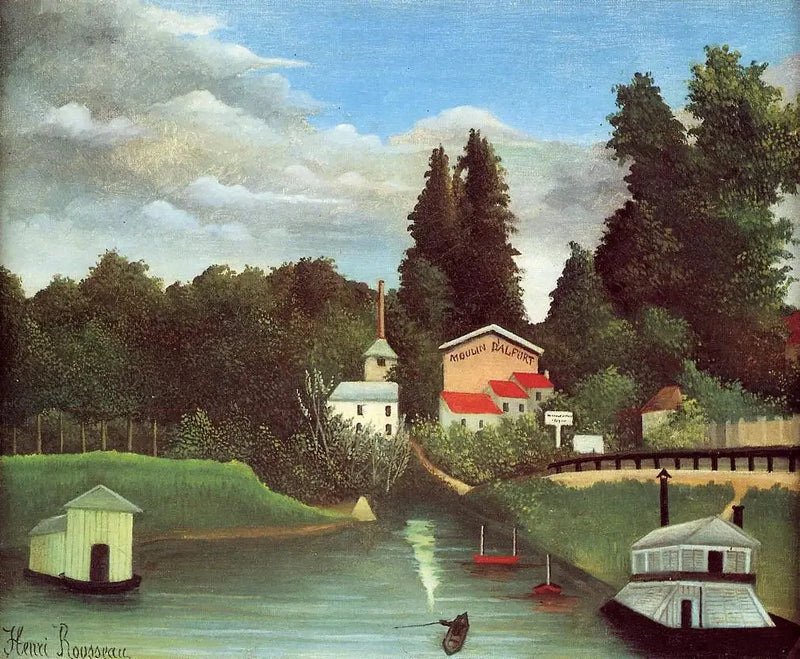 Alfortin mylly - Henri Rousseau