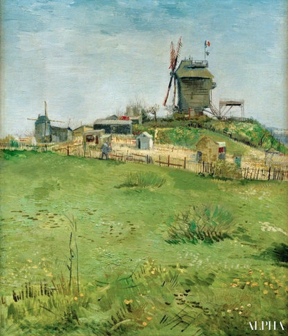 Le Moulin de la Galette - Van Gogh - Korkealaatuiset taulujen ja maalauksien reproduktiot