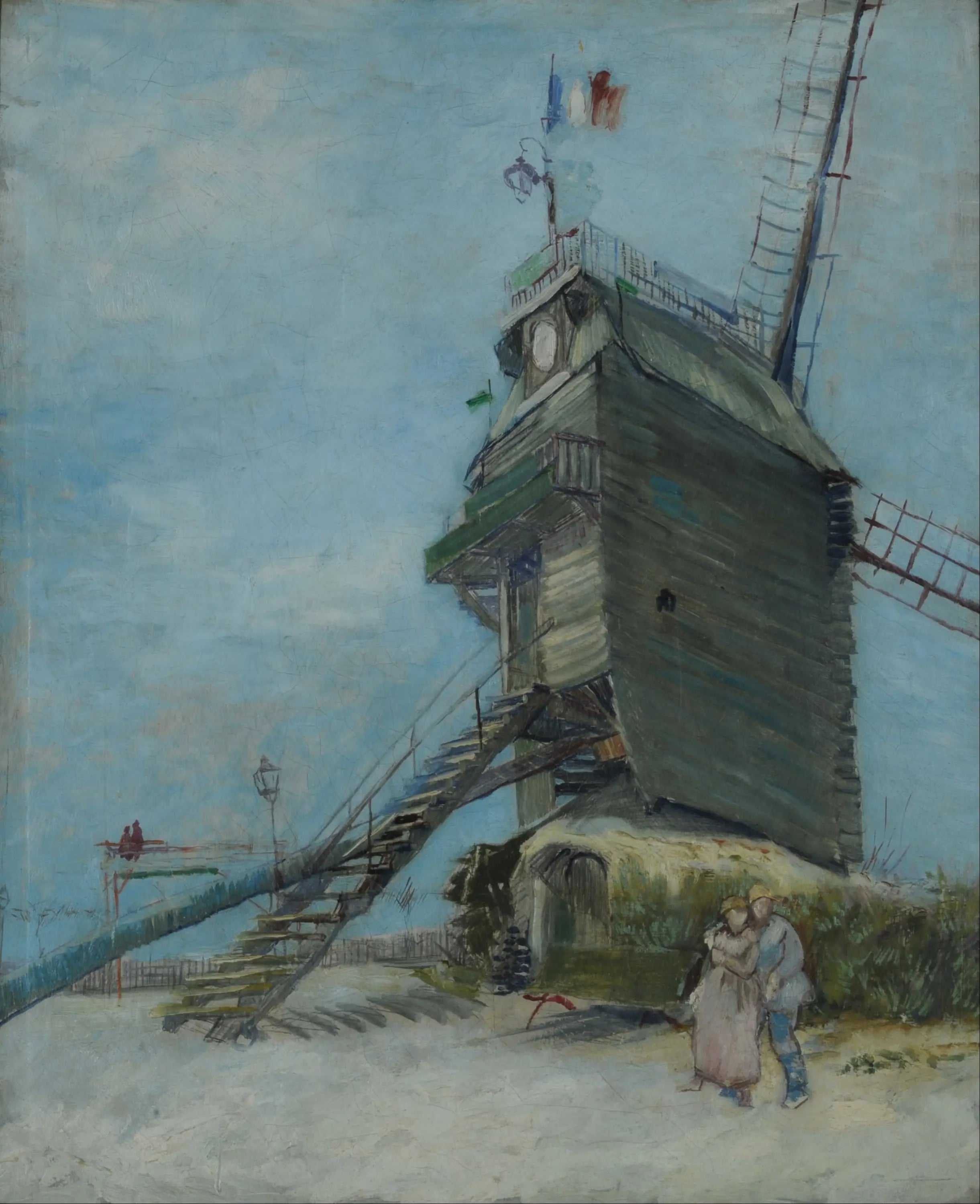 Reproduction du tableau « Le Moulin de la Galette - Vincent van Gogh » par Alpha Reproduction en peinture à l’huile