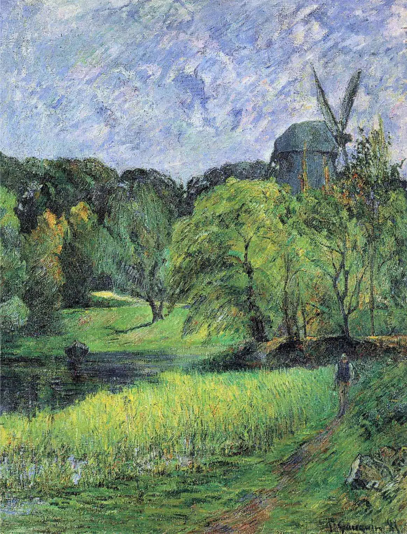Kuningattaren mylly Østervoldin puistossa - Paul Gauguin