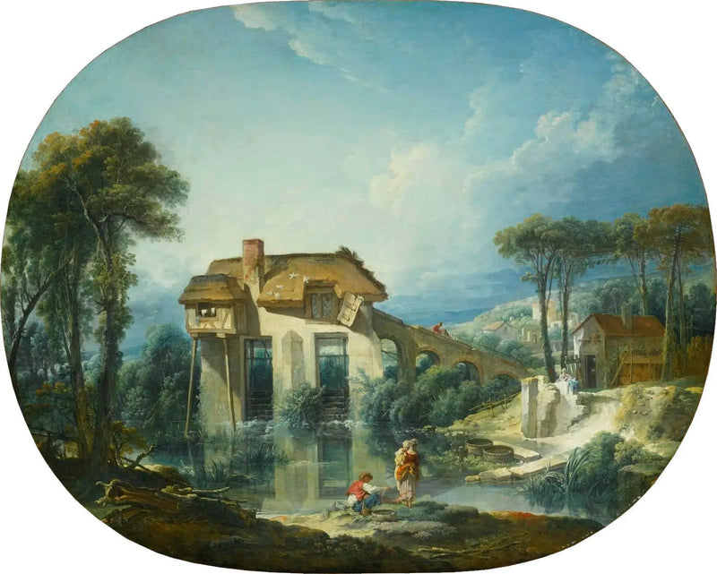Quiquengrognen mylly Charentonissa - François Boucher