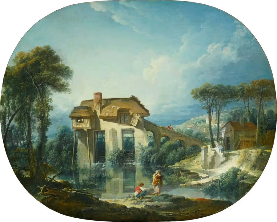 Quiquengrognen mylly Charentonissa - François Boucher