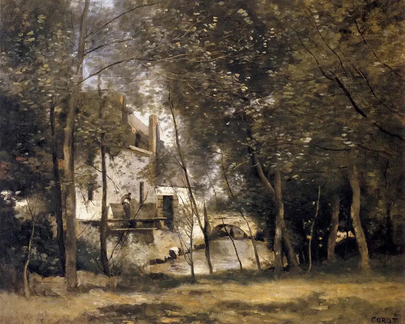 Saint-Nicolas-lez-Arrasin mylly - Jean-Baptiste Camille Corot