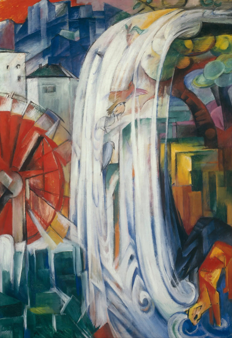 Lumottu mylly - Franz Marc