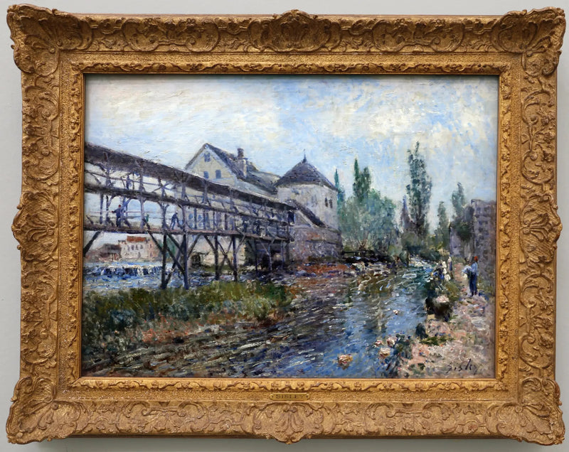 Provencherin mylly Moret'ssa - Alfred Sisley