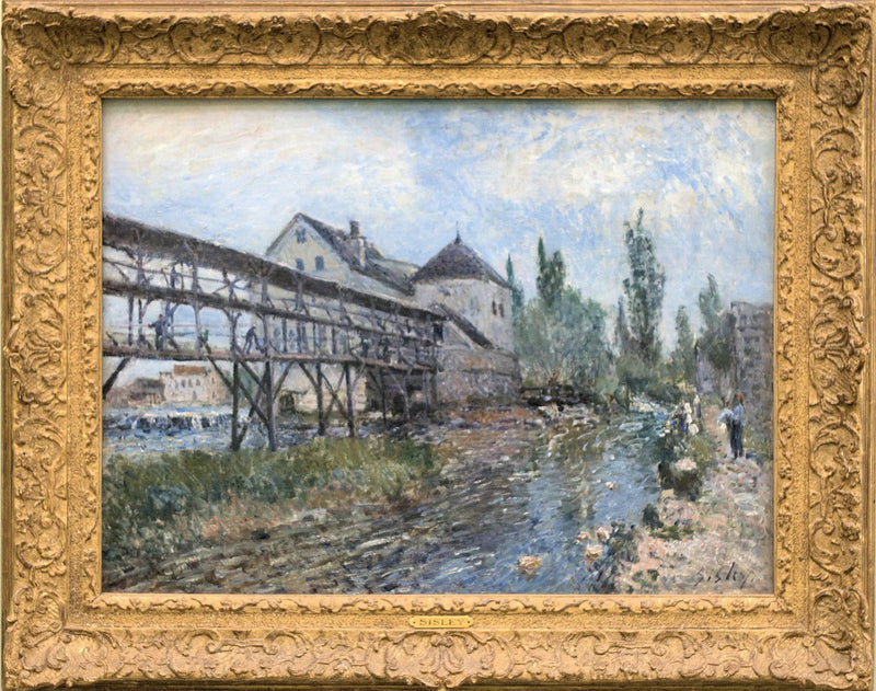Provencherin mylly Moret'ssa - Alfred Sisley