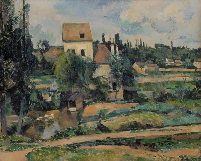 Joki Pontoisessa - Paul Cézanne