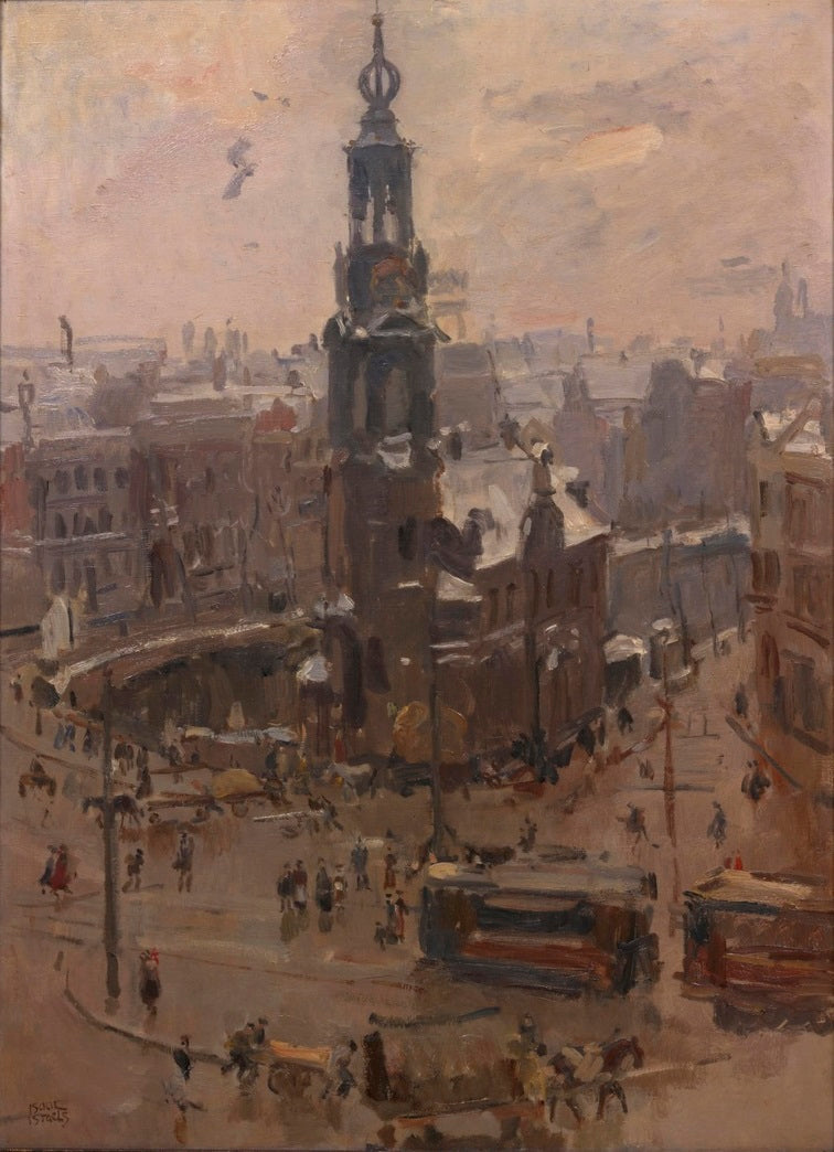 Munt Amsterdamissa talvella - Isaac Israels