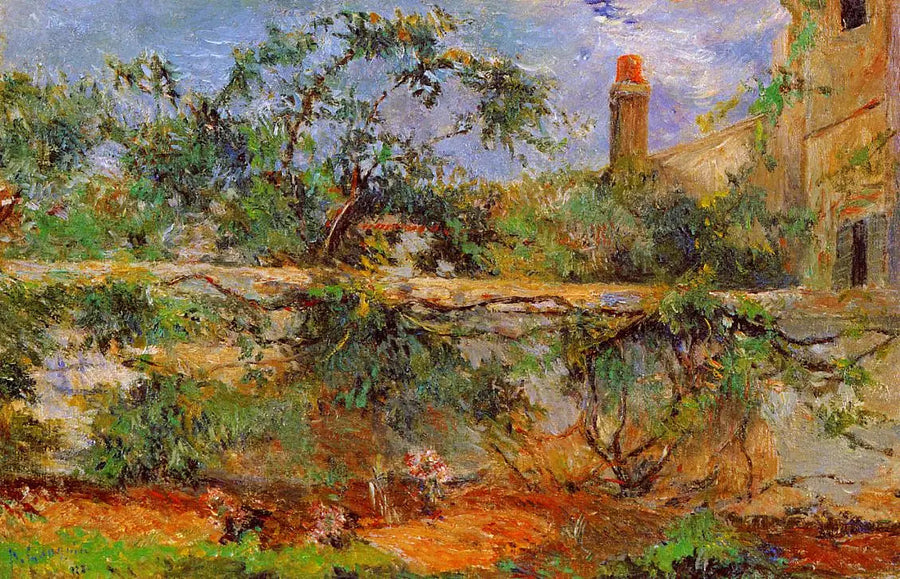 Naapuriseinä, tai Puutarha - Paul Gauguin