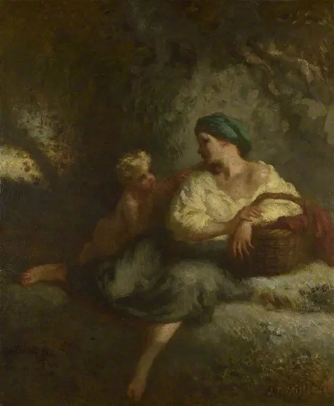 Kuiskinta - Jean-François Millet