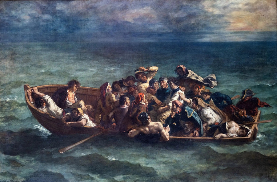 Don Juanin haaksirikko - Eugène Delacroix