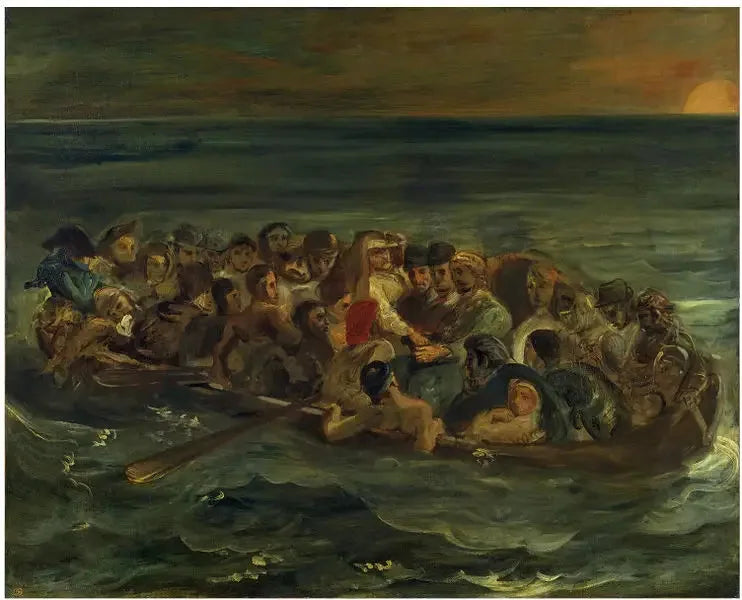 Don Juanin haaksirikko - Eugène Delacroix