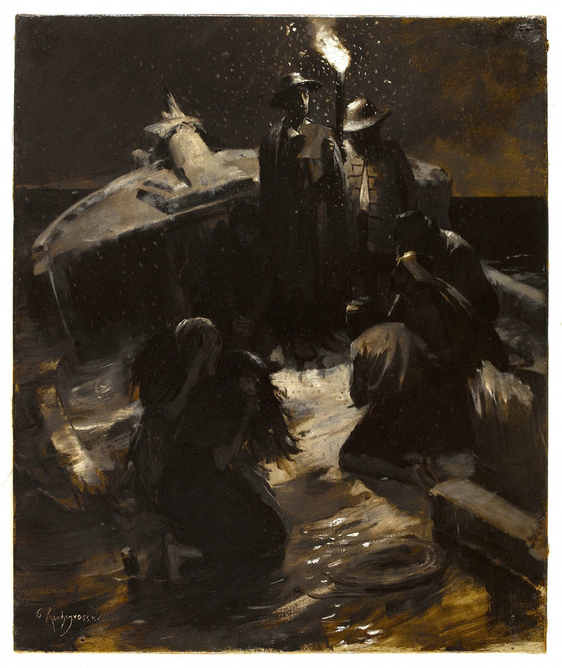 Le Naufrage - Georges-Antoine Rochegrosse
