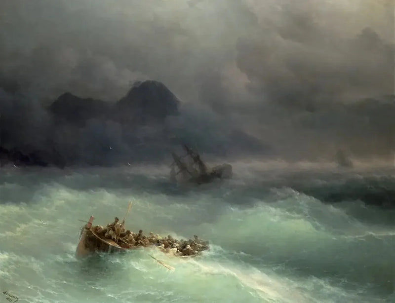 Laivaonnettomuus - Ivan Aïvazovski