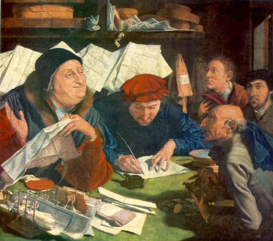 Notaarin - Marinus van Reymerswale