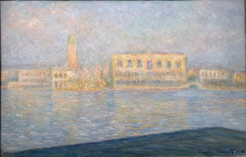 Ducal-palatsi nähtynä Saint-Georges Majeurista - Claude Monet