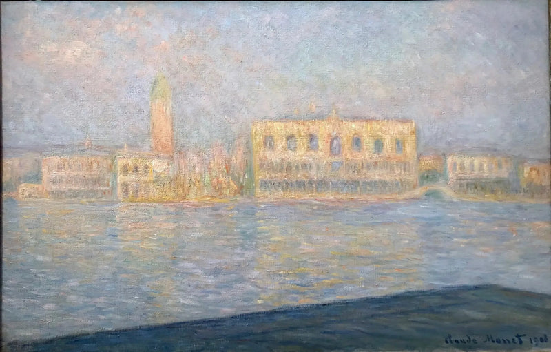 Ducal-palatsi nähtynä Saint-Georges Majeurista - Claude Monet