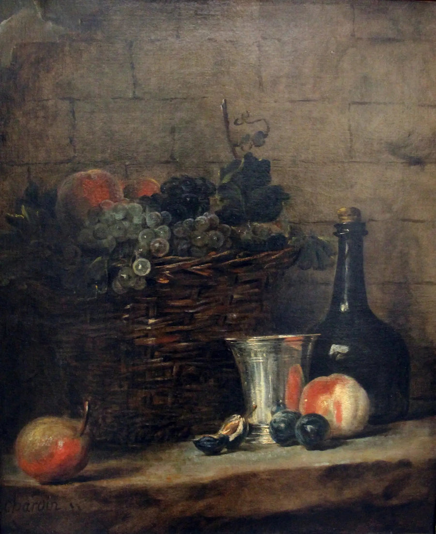 Viinirypälekorit - Jean Siméon Chardin