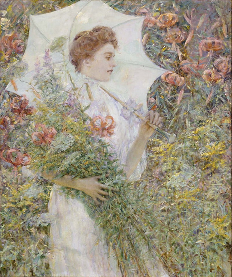 Valkoinen päivänvarjo - Robert Lewis Reid