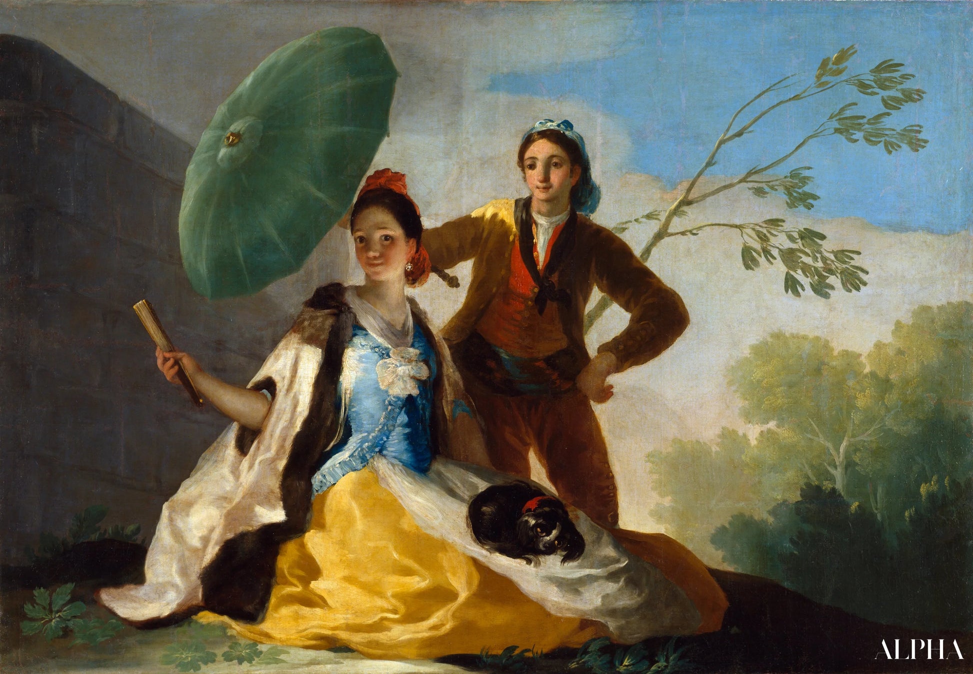 Aurinkovarjo - Francisco de Goya - Korkealaatuiset taulujen ja maalauksien reproduktiot