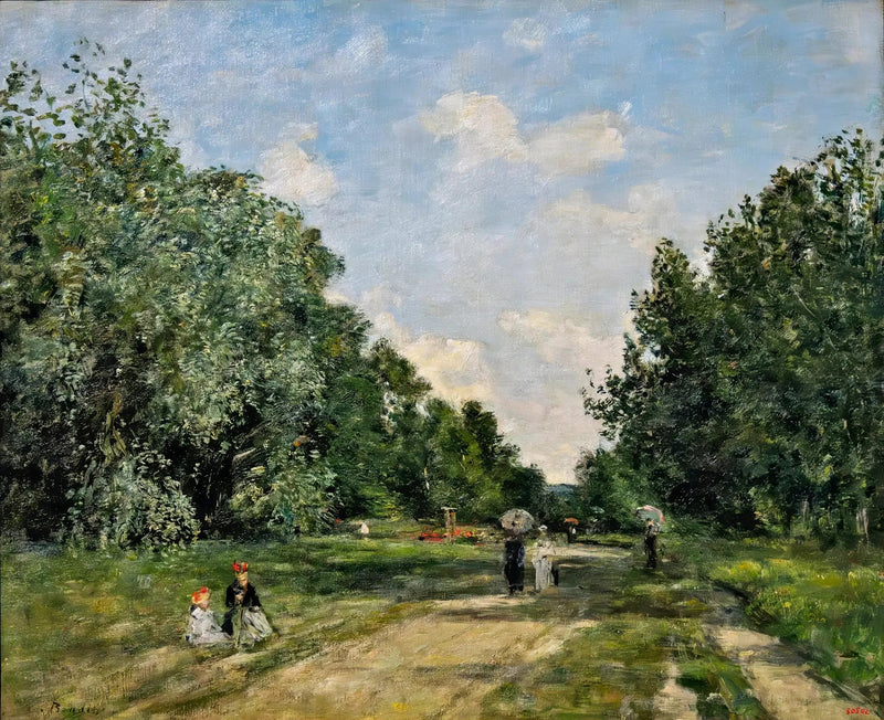 Le Parc Cordier à Trouville - Eugène Boudin