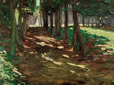 Saint-Cloudin puisto, varjostettu käytävä - Vassily Kandinsky