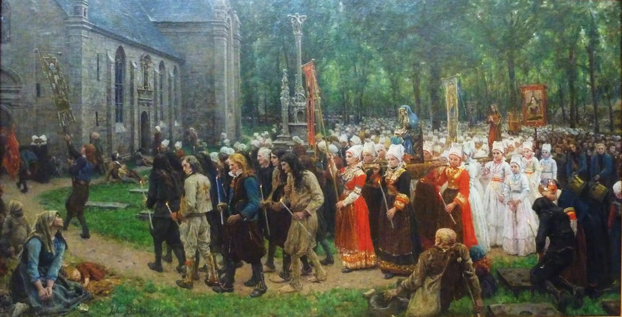Kergoatin armahdus - Jules Breton
