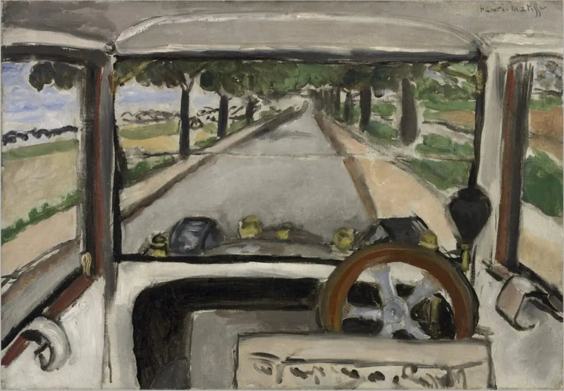 Tuulilasi, Villacoublayn tiellä - Henri Matisse