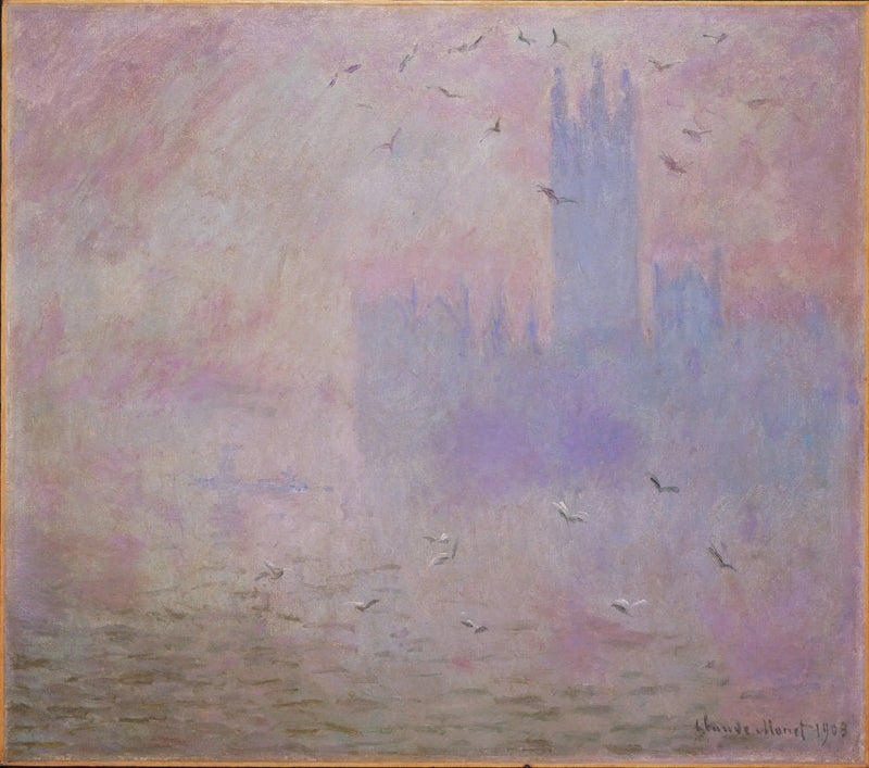 Parlamentti, lokit - Claude Monet