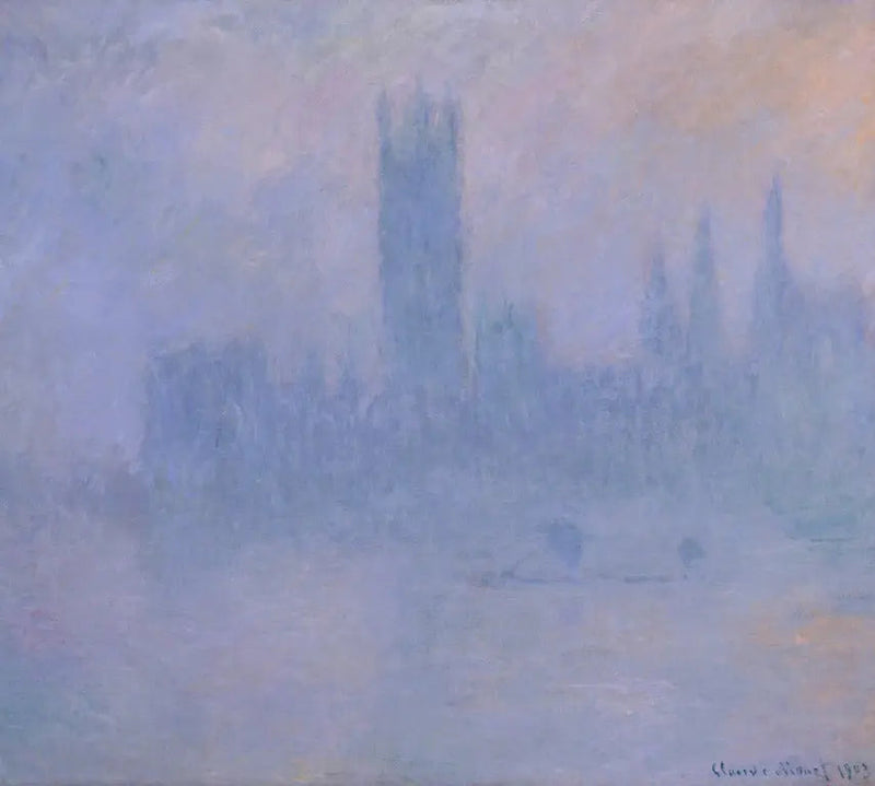 Parlamentti, sinfonia sinisenä - Claude Monet