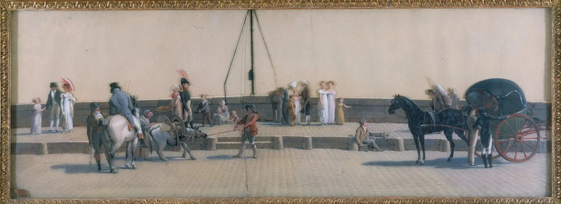 Royalin sillan ylitys, noin 1800 - Louis-Léopold Boilly